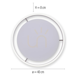 Plafond Q-VITO 8414-55 Ezüst 1xLED small 7