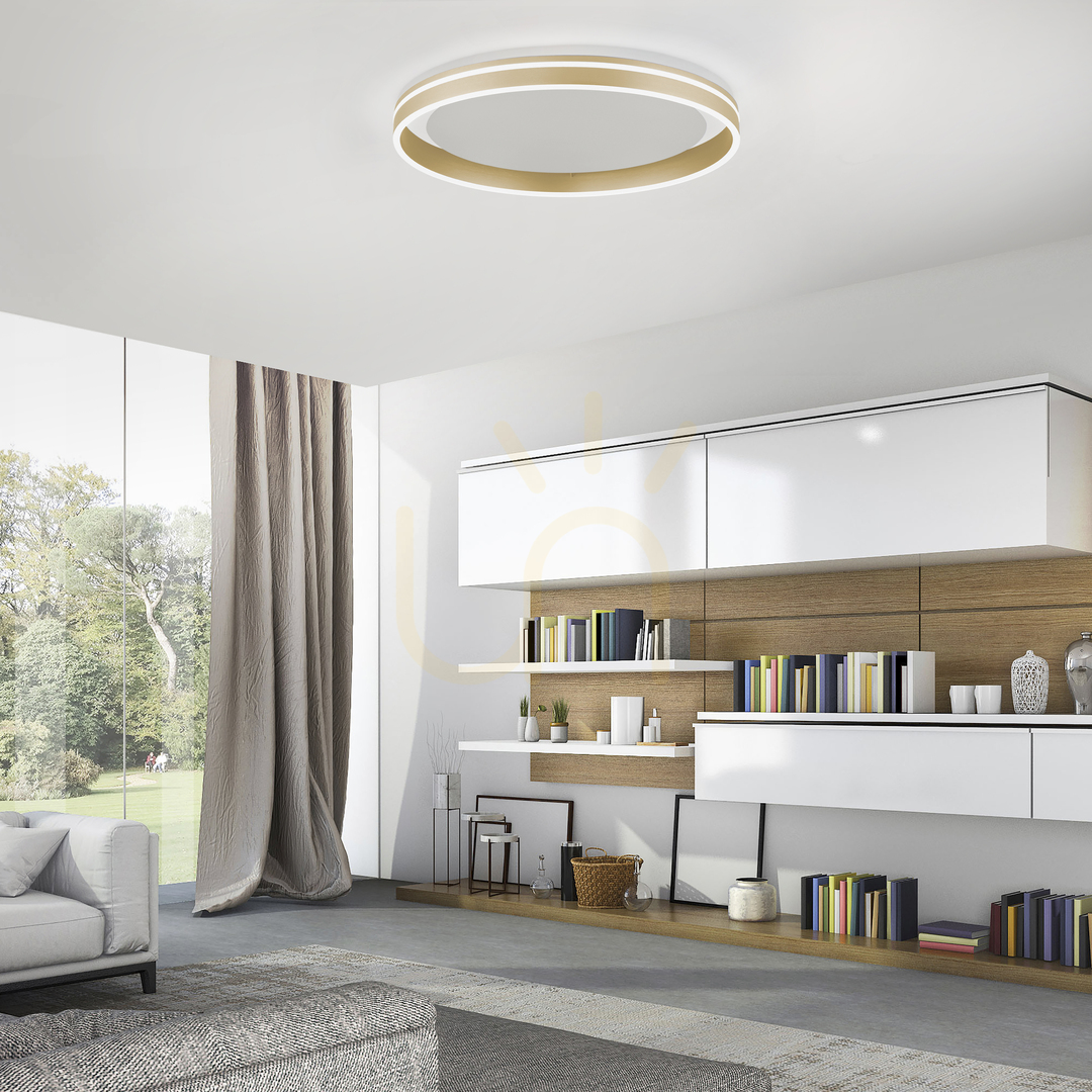 Kijelző Plafond Q-VITO 8416-60 bronz 1xLED Plafond Q-VITO 8416-60 bronz 1xLED