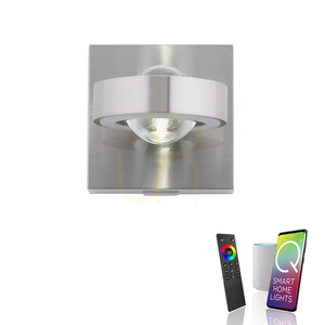 Q-MIA fali lámpa 9185-55 Ezüst 4xLED small 1