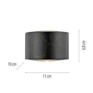 Fali lámpa CARLA 9460-13 antracit 2xLED small 7