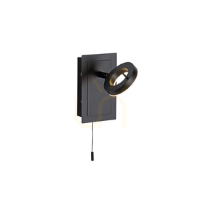 SILEDA fali lámpa 9785-13 antracit 1xLED small 10