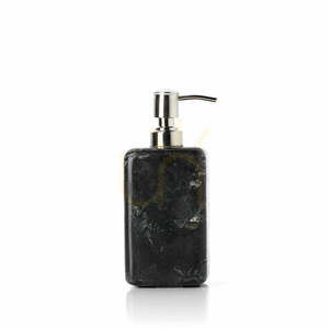 BAZAR BIZAR The Marble márvány szappanadagoló Marine Black 17,5 cm small 0