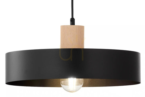 Jelölje be Függőlámpa Sigma RIF WOOD 1L fekete természetes fa E27 30 cm 41865