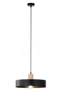 Függőlámpa Sigma RIF WOOD 1L fekete természetes fa E27 30 cm 41865 4 Függőlámpa Sigma RIF WOOD 1L fekete természetes fa E27 30 cm 41865 small 4
