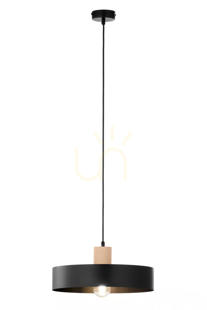 Előadás Függőlámpa Sigma RIF WOOD 1L fekete természetes fa E27 30 cm 41865 Függőlámpa Sigma RIF WOOD 1L fekete természetes fa E27 30 cm 41865