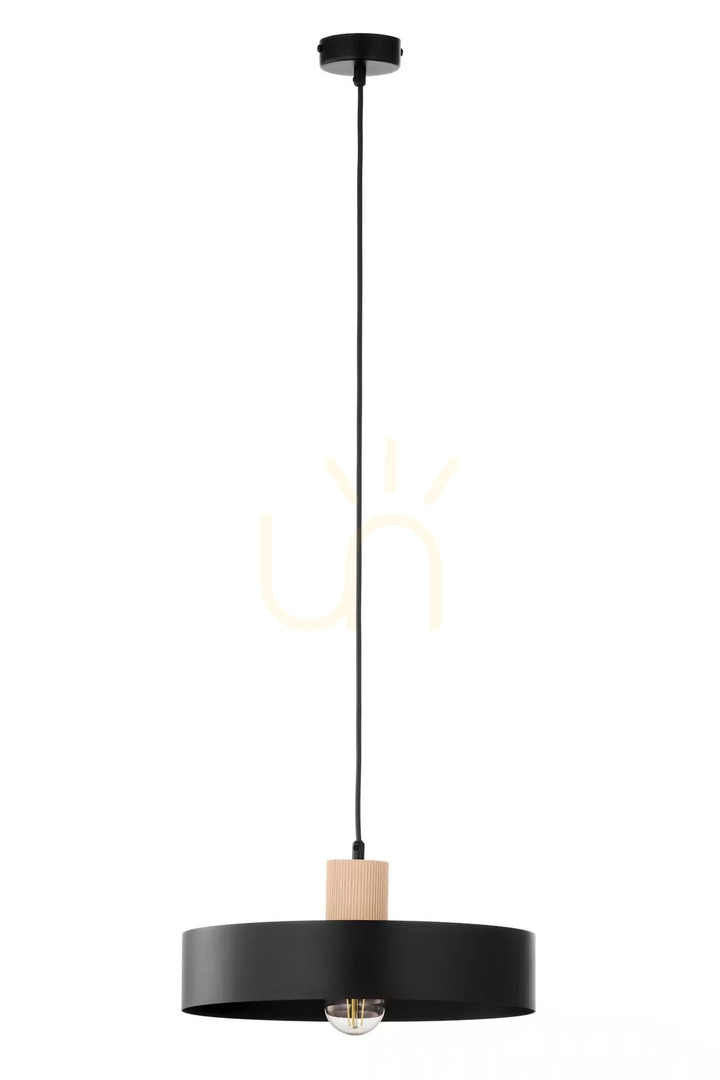 Jelölje be Függőlámpa Sigma RIF WOOD 1L fekete természetes fa E27 30 cm 41865 Függőlámpa Sigma RIF WOOD 1L fekete természetes fa E27 30 cm 41865