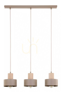 Függőlámpa Sigma RIF WOOD 3 bézs természetes fa E27 41872 small 0