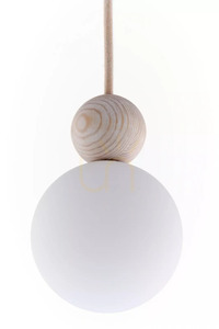 Függőlámpa Sigma RONA 1 fehérített fa bézs üveg G9 15 cm 41673 1 Függőlámpa Sigma RONA 1 fehérített fa bézs üveg G9 15 cm 41673 small 1