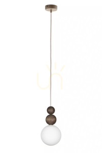 Függőlámpa Sigma RONA 2 fa sötétbarna 12W G9 15 cm 41681 small 0