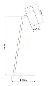 Irodai lámpa Sigma LEDA fekete GU10 50 cm SKU 41737 1 Irodai lámpa Sigma LEDA fekete GU10 50 cm SKU 41737 small 1