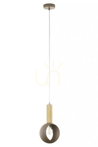 Függőlámpa Sigma Vitrum Gold meleg bézs/arany E27 15W 41718 small 2