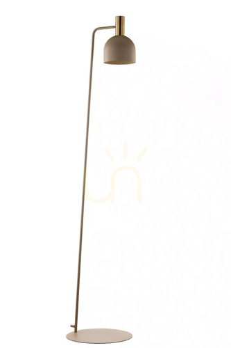 Jelölje be Padlólámpa Sigma Vitrum Gold meleg bézs/arany E27 168 cm SKU 41722