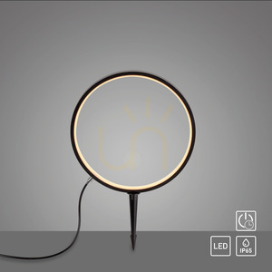 ZIRKULU kerti lámpa 19510-18 Fekete 1xLED 12 ZIRKULU kerti lámpa 19510-18 Fekete 1xLED small 12