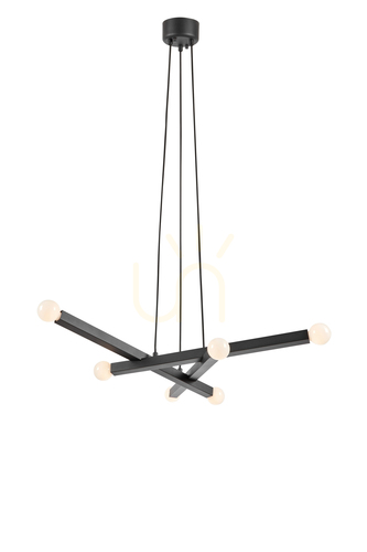 Jelölje be Függőlámpa Markslojd Stack 6L fekete E14 80 cm 109155