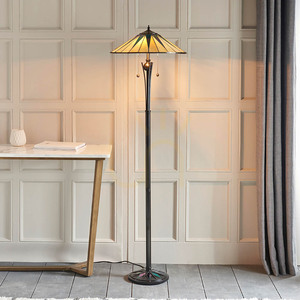Álló lámpa Tiffany többszínű üveg Interiors 64041 small 3