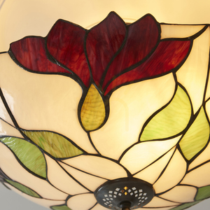 Mennyezeti lámpa Interiors Botanica Tiffany többszínű üveg-acél 45 cm 111896 small 5