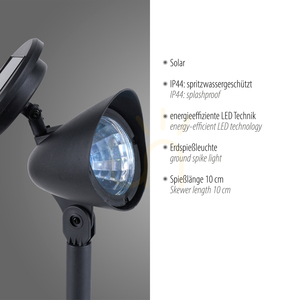 LEKU-SOL kerti lámpa 19102-18 Fekete 3xLED 3 LEKU-SOL kerti lámpa 19102-18 Fekete 3xLED small 3