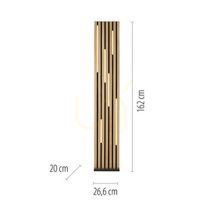 Q-AKUSTIK 822-79 fa állólámpa 1 LED-del 8 Q-AKUSTIK 822-79 fa állólámpa 1 LED-del small 8