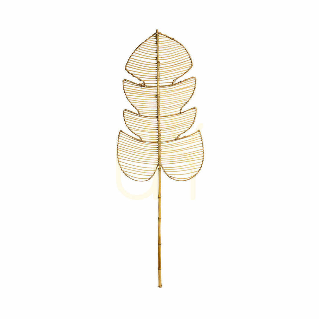 Jelölje be Rattan Monstera fali dekoráció BAZAR BIZAR természetes bézs 120 cm Rattan Monstera fali dekoráció BAZAR BIZAR természetes bézs 120 cm