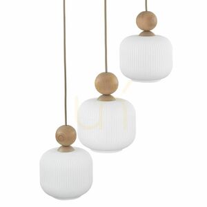 Ballo függesztett lámpa, 3 db Xe14 small 8