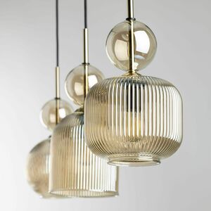 Sophia Cognac függőlámpa, 3 db Xe14 small 4