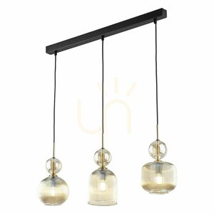 Sophia Cognac függőlámpa, 3 db Xe14 small 8