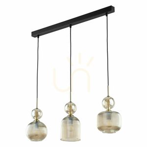 Sophia Cognac függőlámpa, 3 db Xe14 small 0