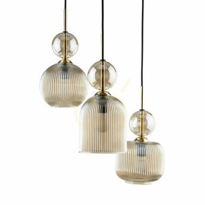 Sophia Cognac függőlámpa, 3 db Xe14 small 5