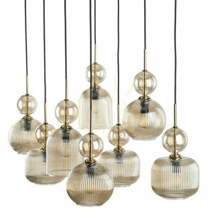 Sophia Cognac függesztett lámpa, 8 db Xe14-es izzóval small 4