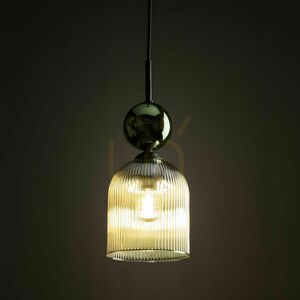 Sophia Green Cognac függesztett lámpa, 1 db XE14 small 2