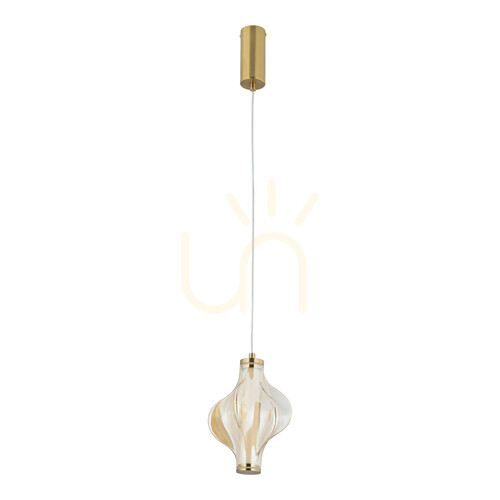 Jelölje be Elva Brass 8 W-os LED függesztett lámpa