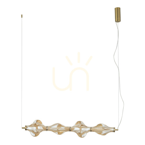 Jelölje be Elva Brass 30 W-os LED függesztett lámpa