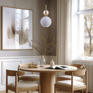 Sophia Cognac fehér függesztett lámpa, 1 db XE14 small 1
