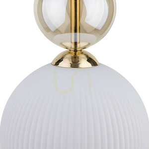 Sophia Cognac fehér függesztett lámpa, 1 db XE14 small 5