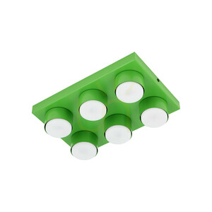 Brix zöld mennyezeti lámpa 6 Xgx53 small 2
