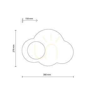 Cloud New fehér fali lámpa 1 Xg9 small 6