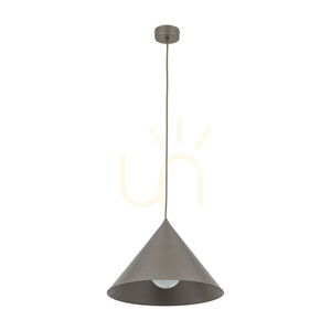 Cono L új barna függőlámpa, 1 db, XE27 small 7