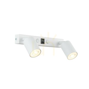 Nex fehér fali lámpa, 2 db XGU10 / USB small 2