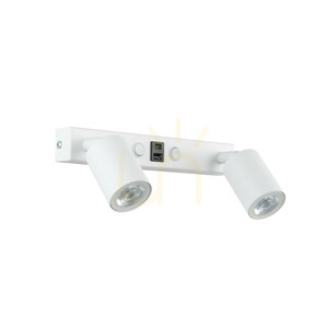 Nex fehér fali lámpa, 2 db XGU10 / USB small 0