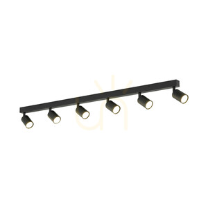 Nex Black mennyezeti lámpa, 6 db XGU10 small 4
