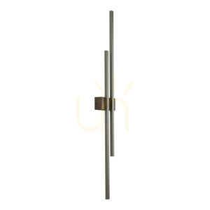 Flash New Brown Wood 2-LED-es fali lámpa small 5