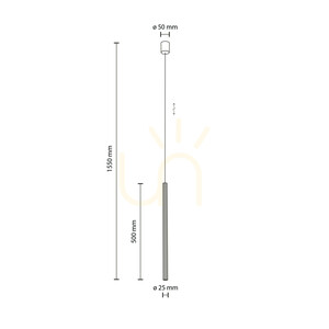 Ferro Sabia Champagne 500 függesztett lámpa 1 Xg9 small 6