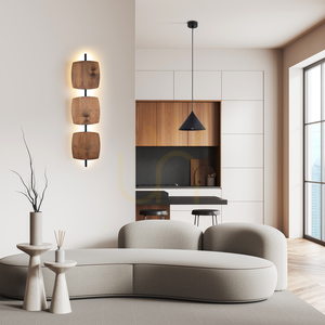 Selva L diófa LED-es fali lámpa small 4