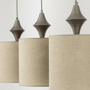 Amura New Brown függesztett lámpa, 3 db XE27-es izzóval small 2