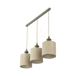 Amura New Brown függesztett lámpa, 3 db XE27-es izzóval small 5