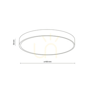 Velis White 30 W-os LED mennyezeti lámpa, IP54 small 10