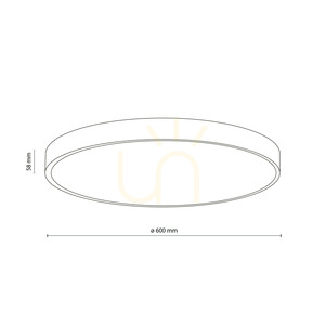 Velis White 60 W-os LED mennyezeti lámpa, IP54 small 9