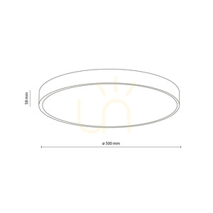 Velis Chrome 40 W-os LED mennyezeti lámpa, IP54 small 9
