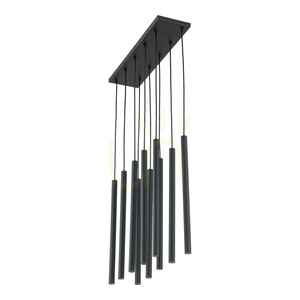 Ferro Black függesztett lámpa, 10 Xg9 szalag small 5