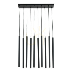 Ferro Black függesztett lámpa, 10 Xg9 szalag small 7